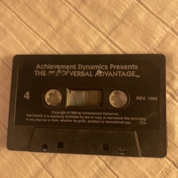 Achievement dynamics the new verbal advantage Cassette tapes - Picture 6 of 12